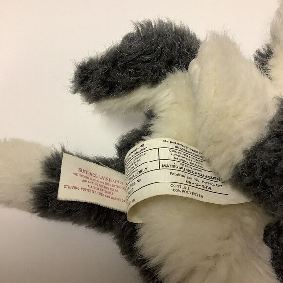 Vintage 1992 Tyco Kitty Kitty Kittens Plush Charcoal Grey & White Purrs READ - Picture 10 of 14